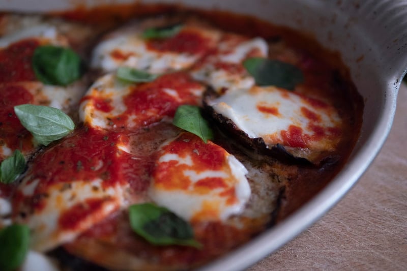 Grilled Eggplant Parmesan